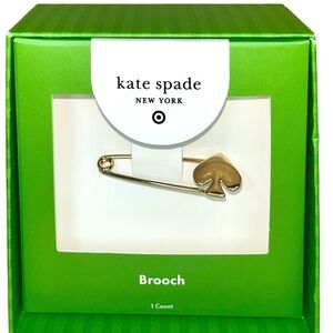 Kate Spade Safety Pin Brooch NIB